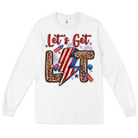 White let s get lit Long Sleeve Tee - Zillion Design Studio