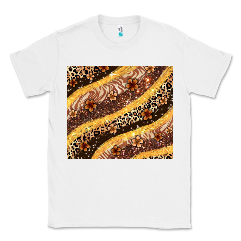 Melanin Leopard Glitter Classic Tee by Zillion Design Studio | Teevron