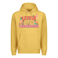Antique Gold little miss threenager Premium Hoodie - MaliasSmallBusiness