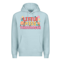Blue Mist little miss threenager Premium Hoodie - MaliasSmallBusiness