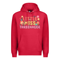 Cardinal little miss threenager Premium Hoodie - MaliasSmallBusiness