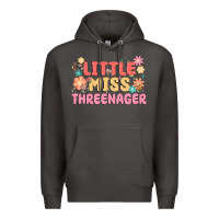 Smoke little miss threenager Premium Hoodie - MaliasSmallBusiness