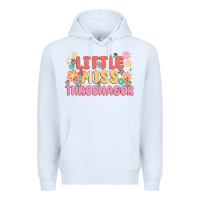 White little miss threenager Premium Hoodie - MaliasSmallBusiness