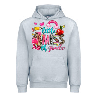 Heather Grey little miss fourth grade Urban Hoodie - NancyCooperArtShop