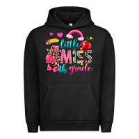 Pigment Black little miss fourth grade Urban Hoodie - NancyCooperArtShop