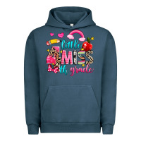 Pigment Midnight Navy little miss fourth grade Urban Hoodie - NancyCooperArtShop