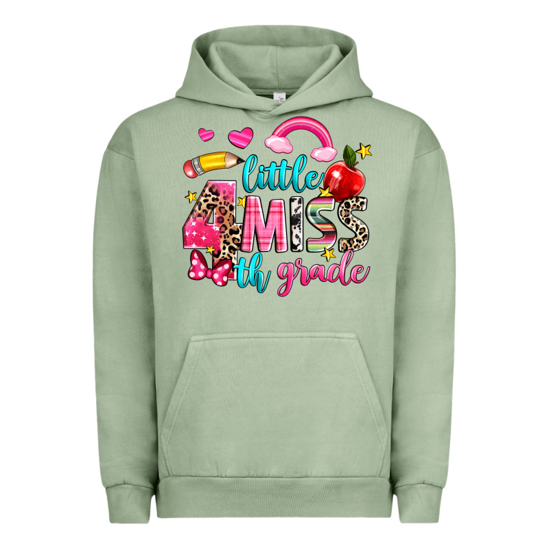 Little Miss Fourth Grade Urban Hoodie by NancyCooperArtShop | Teevron
