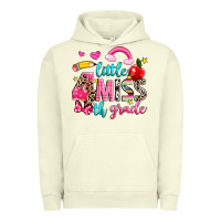 Pigment Pistachio little miss fourth grade Urban Hoodie - NancyCooperArtShop