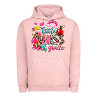 Pigment Salmon little miss fourth grade Urban Hoodie - NancyCooperArtShop