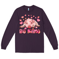 Plum be mine baby pig Long Sleeve Tee - RanaPortraitStore