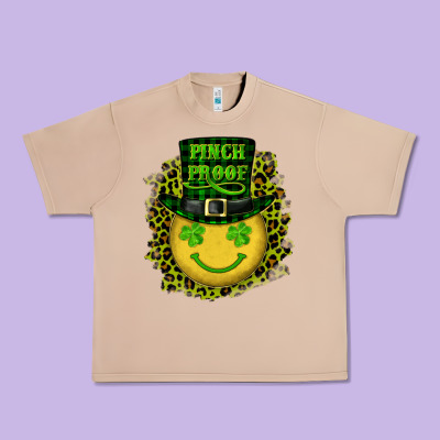 St. Patricks Day Pinch Proof Lucky Face Urban Heavy Tee Designed By Ranaportraitstore