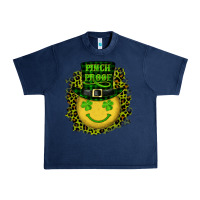 Navy st. patricks day pinch proof lucky face Urban Heavy Tee - RanaPortraitStore