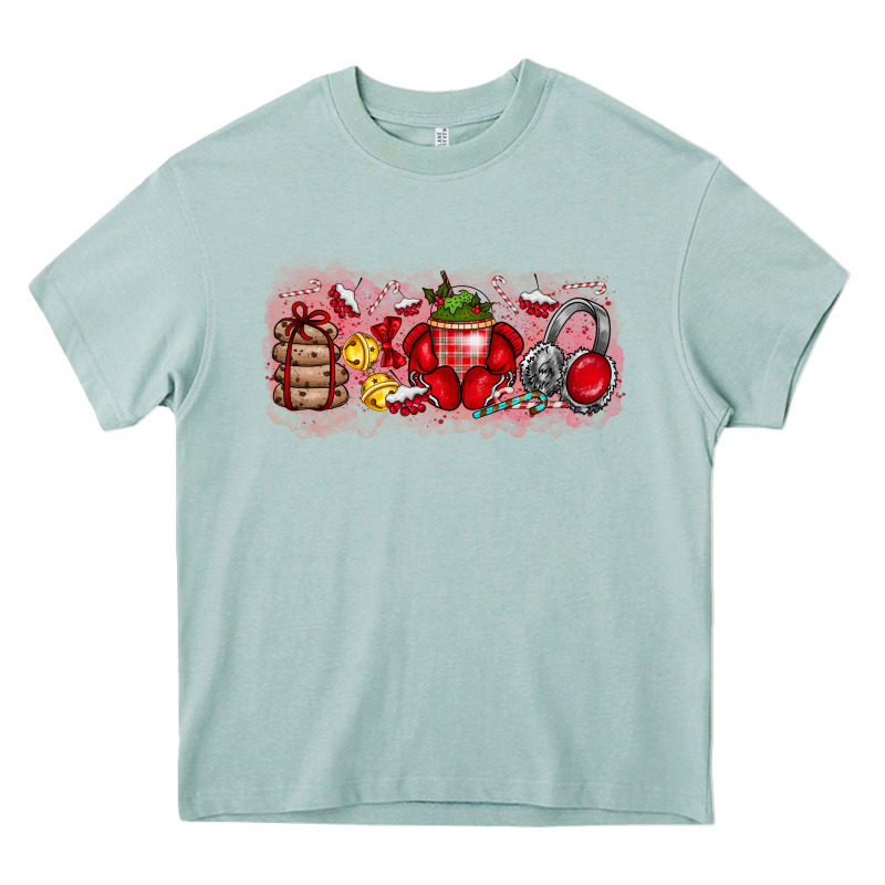Merry Christmas Heavy Core Tee by CowhideDigitalArt | Teevron