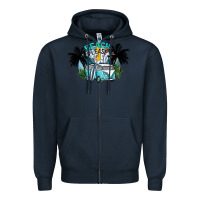 Navy beach please Zipper Hoodie - SublimationCraftShop