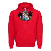 Red beach please Zipper Hoodie - SublimationCraftShop