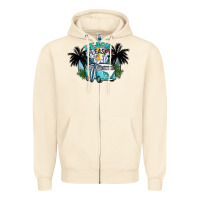 Sandshell beach please Zipper Hoodie - SublimationCraftShop
