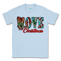 Dusty Blue christmas love boots Classic Tee - RanaPortraitStore