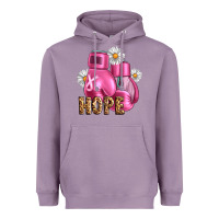 Lavender Breast Cancer Boxing Gloves Heavyweight Hoodie - Artiststas
