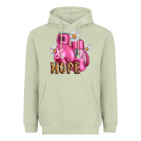 Matcha Breast Cancer Boxing Gloves Heavyweight Hoodie - Artiststas