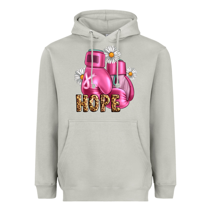 Breast Cancer Boxing Gloves Heavyweight Hoodie by Artiststas | Teevron