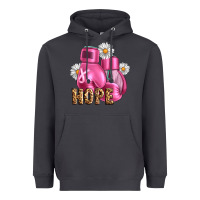 Smoke Breast Cancer Boxing Gloves Heavyweight Hoodie - Artiststas