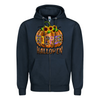Navy hippie halloween Zipper Hoodie - CowhideDigitalArt