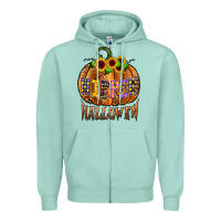 Seafoam hippie halloween Zipper Hoodie - CowhideDigitalArt