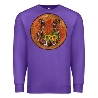 Purple horseshoe circle Premium Sweatshirt - JahusDesignShop