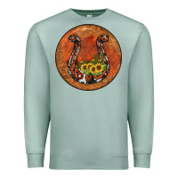 Seafoam horseshoe circle Premium Sweatshirt - JahusDesignShop