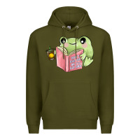 Army Green dont bug me or ı will eat you Premium Hoodie - MaliasSmallBusiness