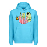 Ocean Blue dont bug me or ı will eat you Premium Hoodie - MaliasSmallBusiness