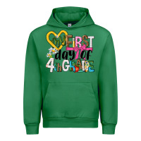 Emerald my first day of 4th grade Urban Hoodie - NancyCooperArtShop