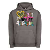 Pigment Tornado my first day of 4th grade Urban Hoodie - NancyCooperArtShop