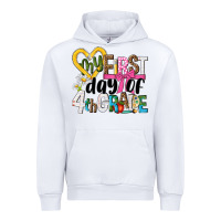 My First Day Of 4th Grade Urban Hoodie | Teevron