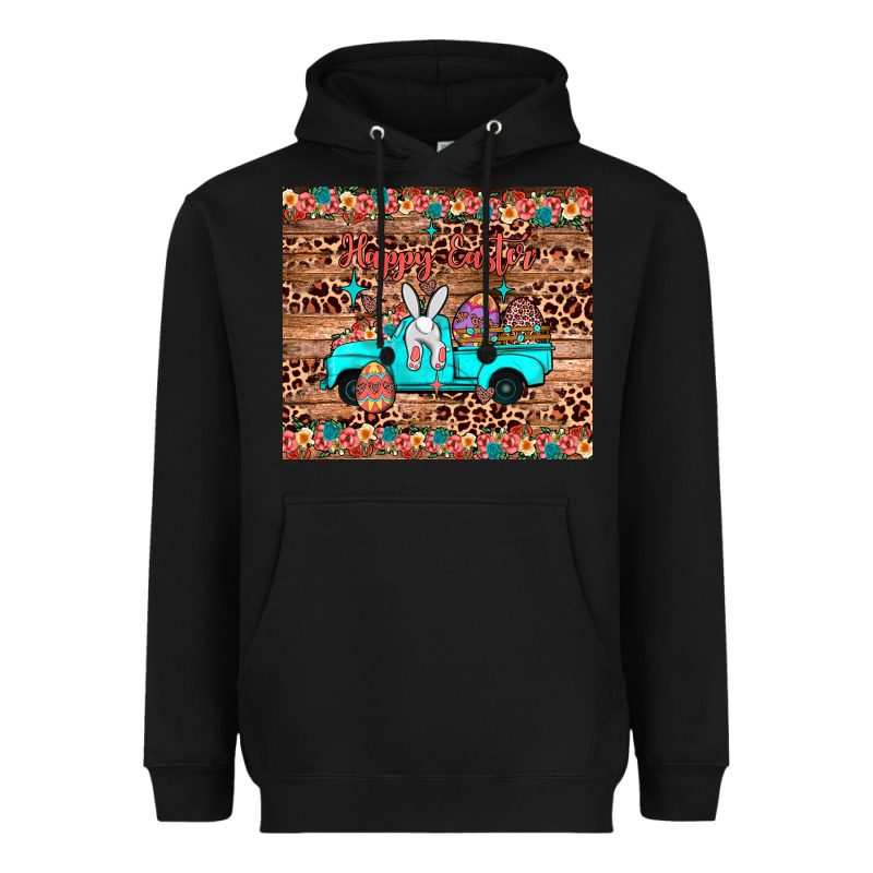 Happy Easter Truck Heavyweight Hoodie by JahusDesignShop | Teevron
