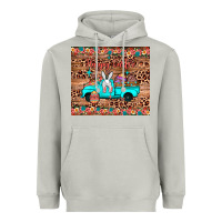 Moon Dust happy easter truck Heavyweight Hoodie - JahusDesignShop