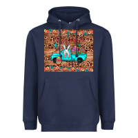 Navy happy easter truck Heavyweight Hoodie - JahusDesignShop