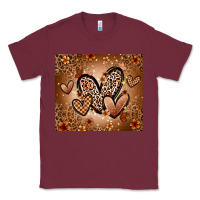 Burgundy melanin hearts Classic Tee - Zillion Design Studio
