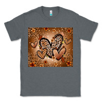 Charcoal Heather melanin hearts Classic Tee - Zillion Design Studio