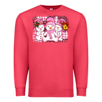 Cardinal chillin pink   with my snowmies  ado Premium Sweatshirt - AdoDesignShop