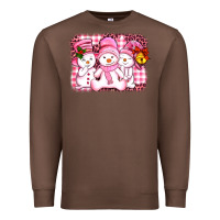 Chestnut chillin pink   with my snowmies  ado Premium Sweatshirt - AdoDesignShop