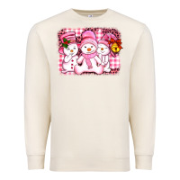 Sandshell chillin pink   with my snowmies  ado Premium Sweatshirt - AdoDesignShop