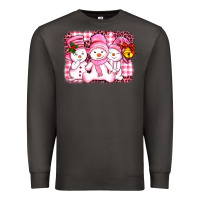 Smoke chillin pink   with my snowmies  ado Premium Sweatshirt - AdoDesignShop