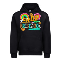 Black hello preschool Urban Hoodie - NancyCooperArtShop