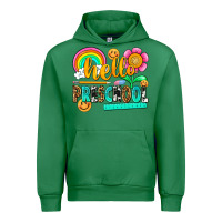 Emerald hello preschool Urban Hoodie - NancyCooperArtShop