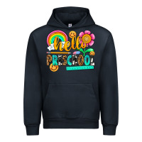 Navy hello preschool Urban Hoodie - NancyCooperArtShop