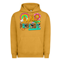 Pigment Peanut Butter hello preschool Urban Hoodie - NancyCooperArtShop