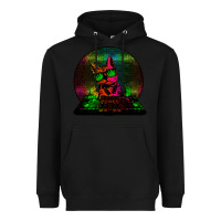 Black HOUSE CAT (Rainbow DJ Kitty) Heavyweight Hoodie - Bettercallsaul