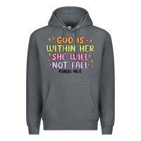 Rock god is within her she will not fall Premium Hoodie - MaliasSmallBusiness