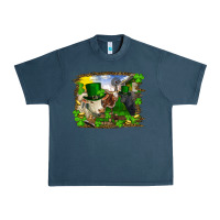 Midnight Navy st patricks day cows Urban Heavy Tee - RanaPortraitStore